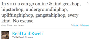 Illustration for article titled Talib Kweli Has Some Words For Ashley Judd